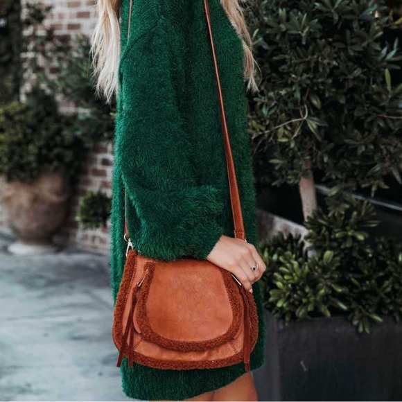 Vici Handbags - Oakley Sherpa Mini Highland Bag - Tan